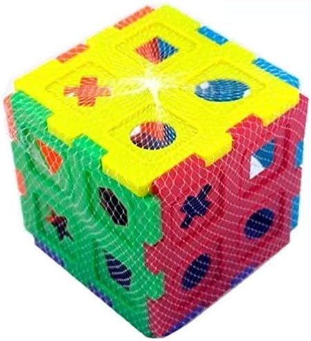 Cubo Rompecabezas de ensamble y ensarte - Juego didáctico de plástico: Amazon.com.mx: Juegos y juguetes