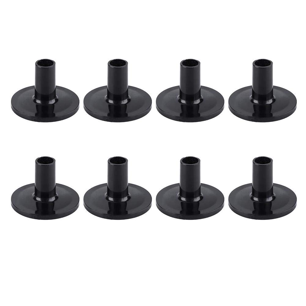 8PCS Black Drum Cymbal Sleeves Long Plastic Drum Set Musical Instruments Accessory Replacement