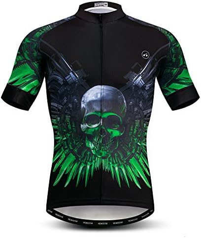 Weimomonkey Mens Cycling Jersey Short Sleeve T Shirt Cycling Top Breathable Bike Biking Shirts