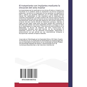 El tratamiento con implantes mediante la elevación del seno maxilar: Utilización del betafosfato tricálcico (Spanish Edition)