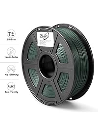 Zi-Rui - Filamento PLA 3D para impresora, tri cambio de color con temperatura, negro a rojo y amarillo, 0.069 in (+ - 0.001 in), 2.2 lbs
