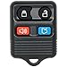 BestKeys Replacement For 1998 - 2009 Ford TAURUS 4 Button Remote Keyless Entry Key Fob w/FREE DIY Programming Guide