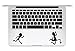 Trackpad Rick And Morty Running Apple Macbook Laptop Vinyl Sticker Decal
