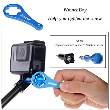 UOKOO Selfie Stick Smapole S1 All-Aluminum Alloy Monopod Handheld Telescopic Pole for GoPro Hero 6/5/4/3+/2/1/Session/GoPro Hero 2018/Action Cameras/HD Cameras/Cellphone