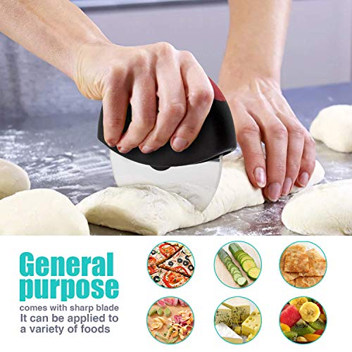 Pizza Cutter Wheel, Super Sharp Slicer with Protective Blade Guard - Thumbnail 7