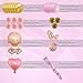 56pcs Mom's Nature Premium Girl Baby Shower Decorations for Girl Set Pink and Gold Party Supplies Oh Baby Balloon It's a Girl Banner Mom to Be Sash Flower Paper Pom Pom Table Decoration Gold Backdrop