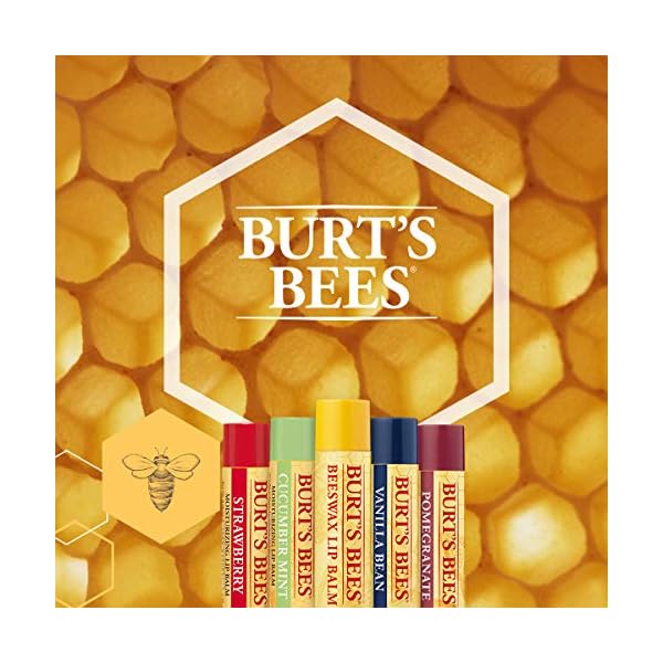 Burts-Bees-100-Natural-Moisturising-Lip-Balm-Original-Beeswax-with-Vitamin-E-Peppermint-Oil--1-Tube-x-425g Burt's Bees Lip Balm Beeswax, Moisturising Lip Balm With Vitamin E & Peppermint Oil, 100% Natural Origin, 4.25g