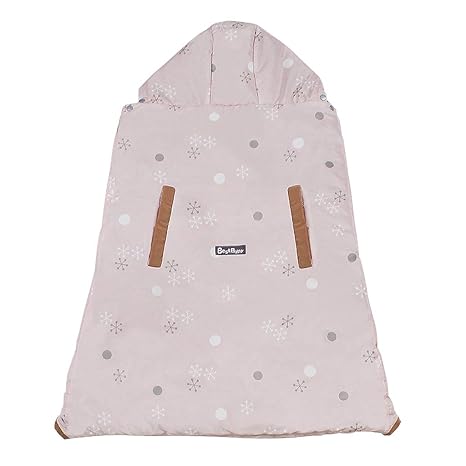 Wintercover und Regenschutz, Babytragen mit Fleece-Innenfutter wasserdichte Hülle, Rose
