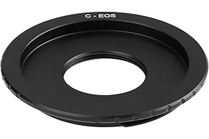 YINETTECH Cinema C Mount Lens to EOS EF SLR Camera Adapter Ring Compatible with Canon T80 T90 T7i T8