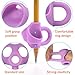Pencil Grips,Firesara New Professional Pencil Aid Grip Set Teach Writing Tools Butterfly and 3 Fingers Sets Ergonomic Writing Aid for Kids Preschoolers Children Adults Arthritis 2 Types (6pcs)