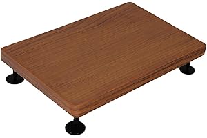 Rectangle Loudspeaker Base Wood and Metal Tray for Sound Anti Slip Design and Capabilities Loudspeaker Base