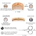 Aberlite Beard Shaper Kit w/Barber Pencil, Comb, Beard/Mustache Scissors - Premium Shaping Tool - 100% Clear | Many Styles | Long Edges | The Ultimate Beard Hair Lineup Stencil - Trimming Guide