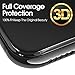 iPhone 7 8 Screen Protector, HUMIXX 3D Touch Edge to Edge 9H Blue Light Filter Full Coverage Shockproof Tempered Glass Film for Apple iPhone 7 8 (Black Anti-Blue Light)