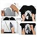 Heat Transfer Vinyl - 12inch x 15feet Roll HTV Vinyl Black for DIY Heat Press Design T-Shirts, Easy to Cut & Weed Iron On Vinyl for Silhouette,Cricut or Heat Press Machine