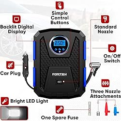 FORTEM Tire Inflator Portable Air Compressor 150