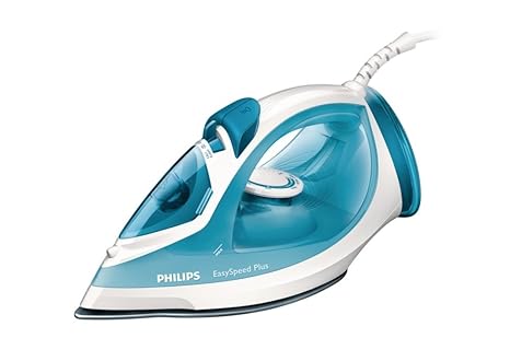 Philips GC2040/70 EasySpeed Plus Dampfbügeleisen (2100 W, Anti-Kalk) weiß