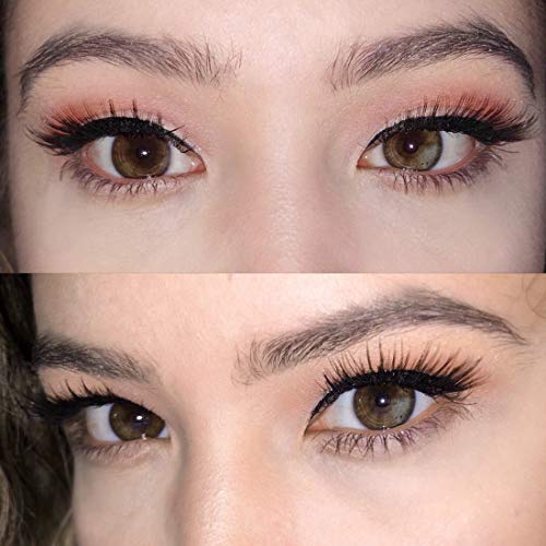False Eyelashes Natural Look 10 Pairs 3D Fake Lashes Small Face Eyelashes 100% Handmade Lashes Wispies Short Soft Reusable Eye Lash Transparent Band Eyelash 1 Pack with Applicators by EMEDA