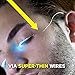Enjoydeal LED Flashing Eyelashes Motion Activated Glow Light Up Eyelid Blue