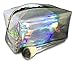 Silver Holographic Cosmetic Bag (Silver)