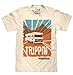 Tee Luv Men's 70s Winnebago Trippin' RV Shirt, Cream, XL