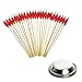 Bluecell 5 pcs Metallic Paint Tray for Model Painting/Mixing/Washing+25 pcs Alligator Clip Stick for Airbrush Hobby Model Parts