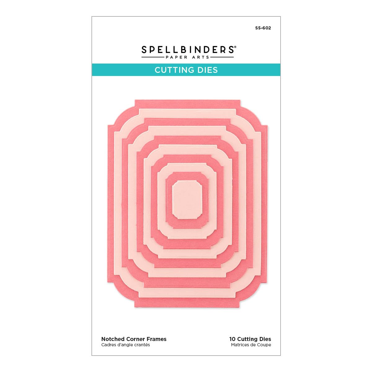 Spellbinders Notched Corner Frames Etched Dies from The BetterPress Autumn Collection