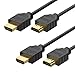 HDMI Cable, 2-Pack 10FT Rankie High-Speed HDMI HDTV Cable - Supports Ethernet, 3D, 4K and Audio Return - R1108A