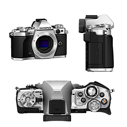 Olympus-OM-D-E-M5-Mark-II-Camera-Body-Silver-with-12-40mm-and-40-150mm-Lens-Bundle