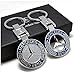 J.MOSUYA 2Pack 3D Mercedes Benz Keychain Accessories Car Key Chain Zinc Alloy