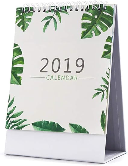 Amazon 19 卓上カレンダー 1ヶ月 週ごとのパッドプランナー 毎日の週ごとのミニメモカレンダー カレンダー 文房具 オフィス用品