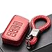 Vitodeco Leather Key Fob Case Cover Protector Compatible for Lexus UX, NX, RX, GX, LX, is, ES, GS, LS 2014-202 (Red)