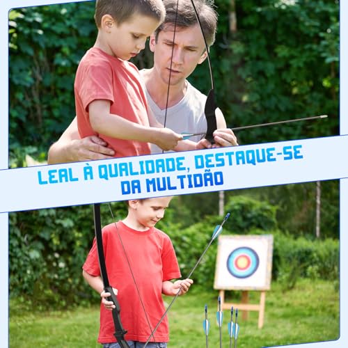 Arco Flecha Profissional Destro, Arco E Flecha Profissional Ambidestro, Tiro com Arco Tradicional Caça Artesanal Arco Cavalo Longbow, Arco Flecha Profissional Destro de MadeiraFlechas de Fibra