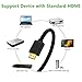 UGREEN HDMI Cable 4K Right Angle 270 Degree HDMI Cord High Speed HDMI 2.0 Cable 4K@60Hz HD 3D 1080P ARC Compatible for TV PC Nintendo Switch Xbox PS5 PS4 PS3 Laptop 3.3FT