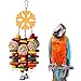 Coppthinktu Bird Toys, Parrot Toys with Bells, Parrots Cage Chewing Toy with Colorful Wood Beads, Multicolored Wooden Block Bite Toys for Macaw African Grey Cockatoo and a Variety of Amazon Parrotsthumb 4