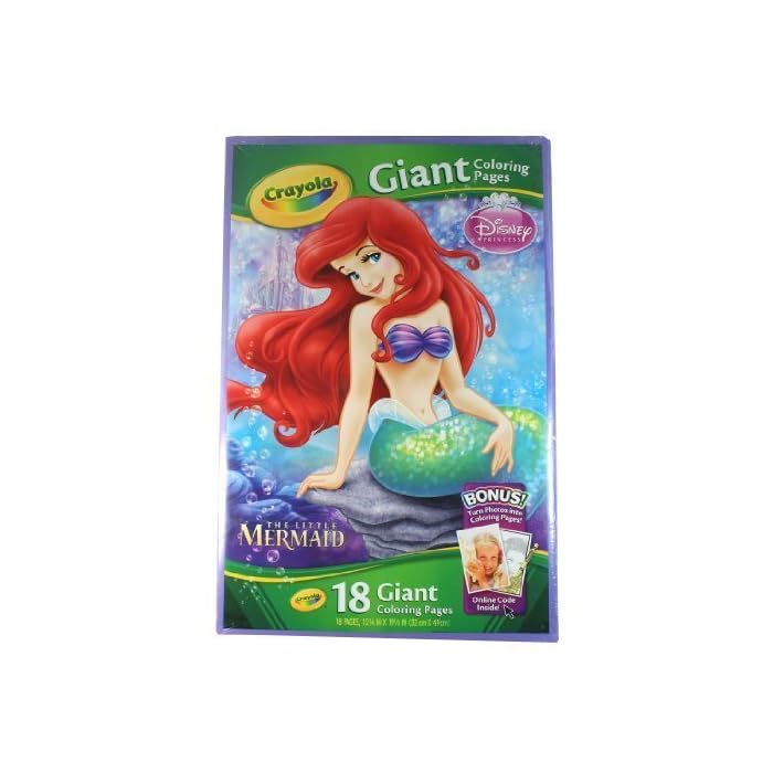 Crayola Giant Coloring Pages Little Mermaid