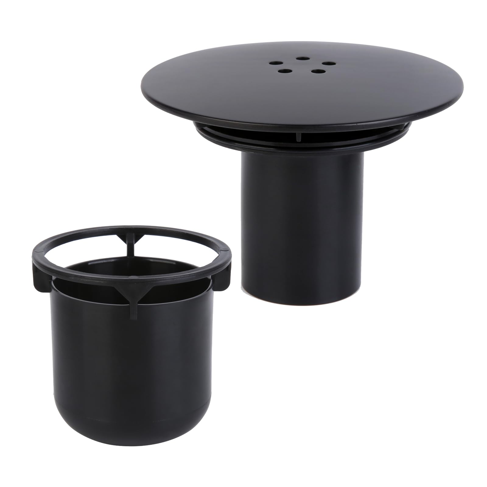 Shower Drain Cover, Yeelua Replacement Shower Trap Cover, Shower Hair Catchers, 115mm for 90mm Drain Outlet, Shower Plughole Cover, Shower Waste Trap Cover