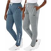 Calvin Klein Women's 2 Pack French Terry Jogger Pant with Pockets
