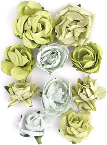 Kaisercraft Paper Blooms: Olive
