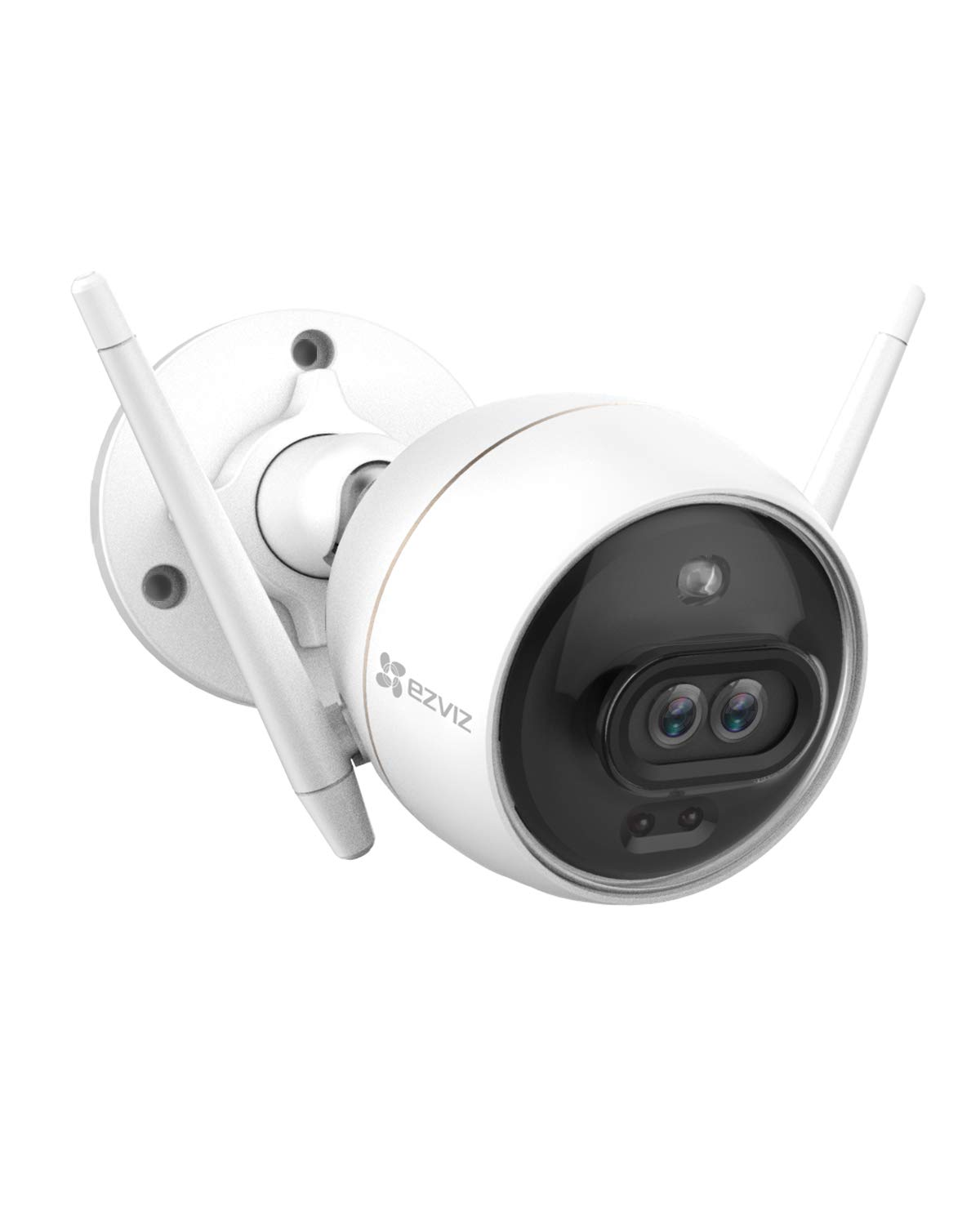 EZVIZ Outdoor Security Camera Dual Lens 1080P, Excellent Color Night Vision, Active Light & Siren Alarm with PIR Motion Detection, Weather Proof, Two-way Talk, the First Dual Lens Security Camera(C3X)