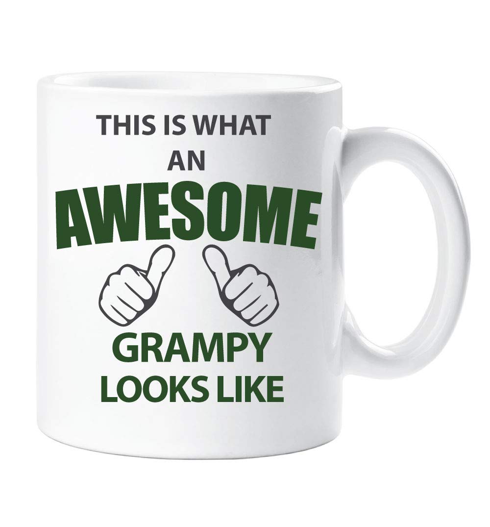 60 Second Makeover Limited This is What an Awesome Grampy Looks Like Mug Gifts for Men Grampy Gifts Fathers Day 11oz Ceramic Coffee Cup Grandpa Grandad Dishwasher Safe Microwave Safe