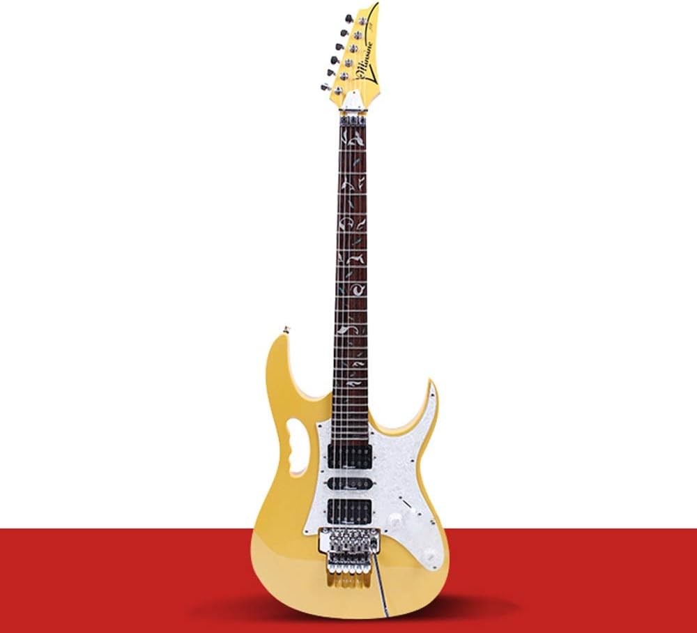 Buy Electric Guitar For Adult
 - Miiliedy Personality Rock Electric Guitar Beginner Adult Practice Playing Professional Grade Electric Guitar Set With Bag Strap String Cable Pick Accessories Color Yellow Amazon Co Uk Musical Instruments