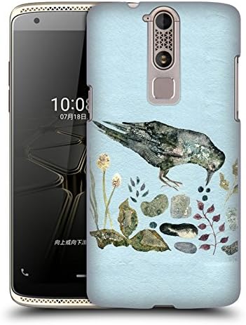 Official Wyanne Fallen Blueberries Birds Hard Back Case for ZTE Axon mini