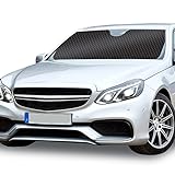 Pilot Automotive SWR-0208 Pilot Premium Black Diamond Stitch Accordion Sunshade Featuring a Swarovski Crystal