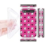 Head Case Designs Skulls and Hearts Sugar and Spice Soft Gel Back Case Cover for BlackBerry Classic Q20