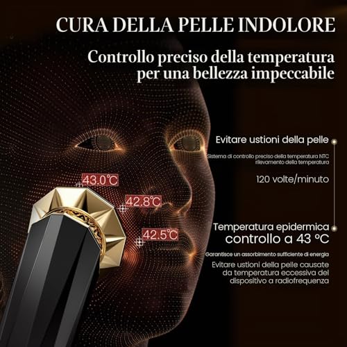 ANLAN Radiofrequency Facial Massager 18K Gold Anti-Wrinkle Professional Anti-Ageing Sensitive Skin Available