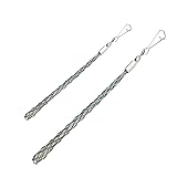 2pcs Eye Mesh Cable Grip Puller Galvanizing Cable