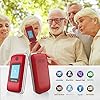 3G-Big-Button-Basic-Mobile-Phones-for-Elderly-Dual-Sim-Free-Flip-up-Mobile-Phone-Unlocked-with-DockPay-As-You-Go-Mobile-Phone-Easy-to-Use-for-Senior-Red ukuu 3G Big Button Basic Mobile Phones for Elderly, Dual Sim Free Flip up Mobile Phone Unlocked with Dock,Pay As You Go…