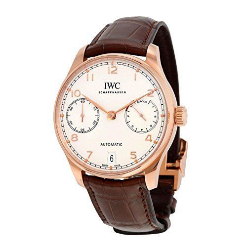 ایگرد | قیمت و خرید IWC Portugieser Automatic White Dial 18kt Rose Gold  Men's Watch IW500701