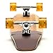 Ten Toes Board Emporium Zed Bamboo Longboard Skateboard Cruiser, 44