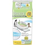 Purina Tidy Cats BREEZE Scented Cat Pads Refill, 10 count pack